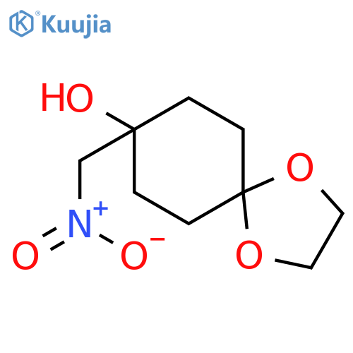 8-(Nitromethyl)-1,4-dioxaspiro[4.5]decan-8-ol structure