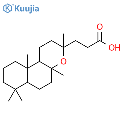 1H-Naphtho[2,1-b]pyran-3-propanoic acid,dodecahydro-3,4a,7,7,10a-pentamethyl- structure