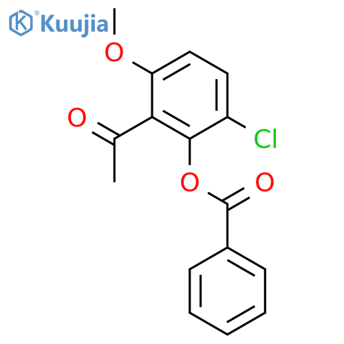 Ethanone, 1-[2-(benzoyloxy)-3-chloro-6-methoxyphenyl]- structure