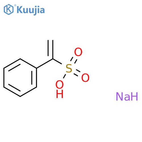 Benzenemethanesulfonic acid, α-methylene-, sodium salt (1:1) structure