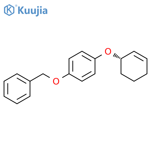 BENZENE, 1-[(1S)-2-CYCLOHEXEN-1-YLOXY]-4-(PHENYLMETHOXY)- structure