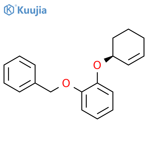Benzene, 1-[(1S)-2-cyclohexen-1-yloxy]-2-(phenylmethoxy)- structure