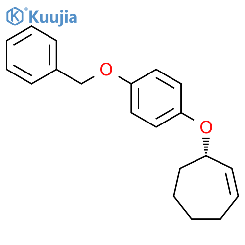CYCLOHEPTENE, 3-[4-(PHENYLMETHOXY)PHENOXY]-, (3S)- structure