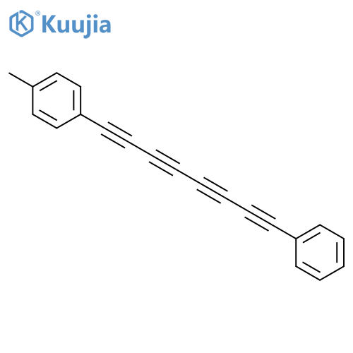 Benzene, 1-methyl-4-(8-phenyl-1,3,5,7-octatetraynyl)- structure