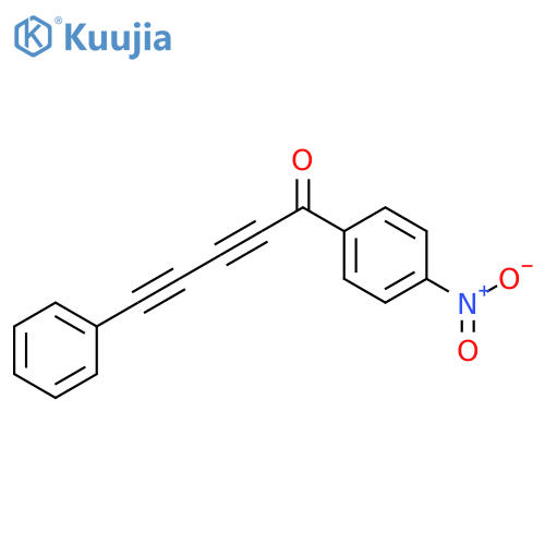 2,4-Pentadiyn-1-one, 1-(4-nitrophenyl)-5-phenyl- structure