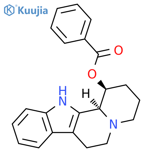 Indolo[2,3-a]quinolizin-1-ol, 1,2,3,4,6,7,12,12b-octahydro-, benzoate (ester), trans- (9CI) structure