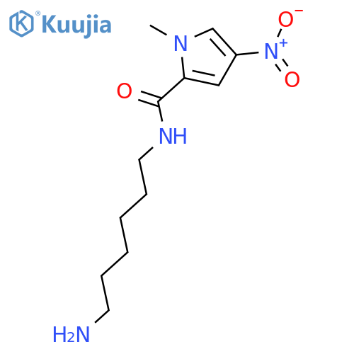 1H-Pyrrole-2-carboxamide, N-(6-aminohexyl)-1-methyl-4-nitro- structure