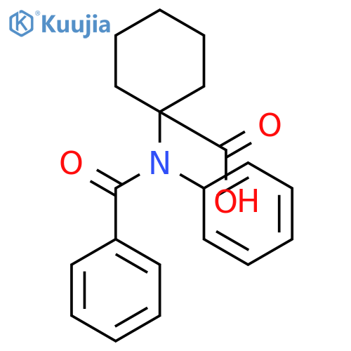 Cyclohexanecarboxylic acid, 1-(benzoylphenylamino)- structure