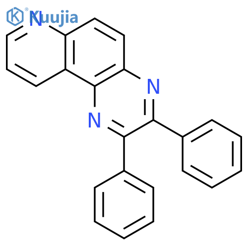 Pyrido[3,2-f]quinoxaline, 2,3-diphenyl- structure
