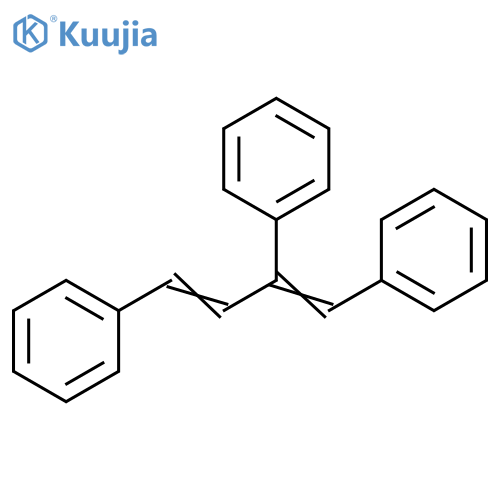 Benzene, 1,1',1''-(1,3-butadiene-1,2,4-triyl)tris-, (E,Z)- structure
