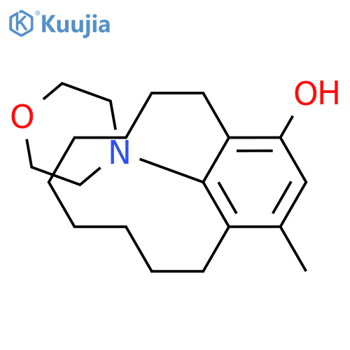 Bicyclo[9.3.1]pentadeca-1(15),11,13-trien-12-ol,14-methyl-15-(4-morpholinyl)- structure