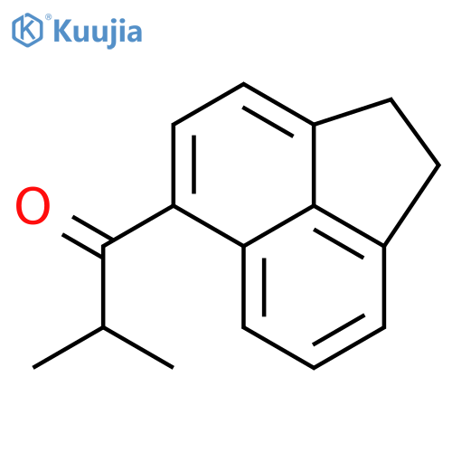 1-Propanone, 1-(1,2-dihydro-5-acenaphthylenyl)-2-methyl- structure