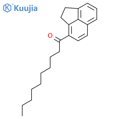 1-Decanone, 1-(1,2-dihydro-3-acenaphthylenyl)- structure