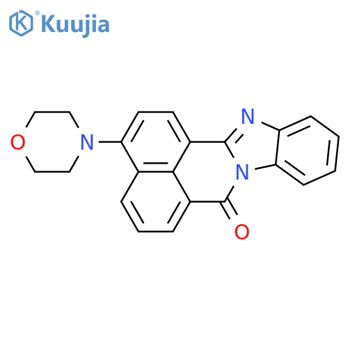 7H-Benzimidazo[2,1-a]benz[de]isoquinolin-7-one, 3-(4-morpholinyl)- structure