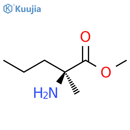 L-Norvaline, 2-methyl-,methyl ester structure
