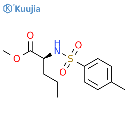 L-NORVALINE, N-[(4-METHYLPHENYL)SULFONYL]-, METHYL ESTER structure