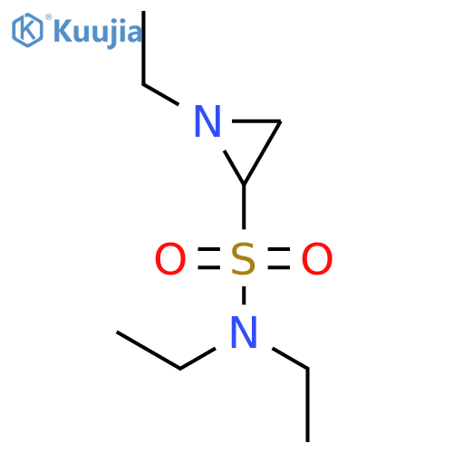 2-Aziridinesulfonamide, N,N,1-triethyl- structure