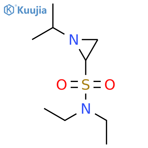 2-Aziridinesulfonamide, N,N-diethyl-1-(1-methylethyl)- structure