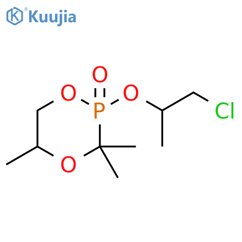 1,4,2-Dioxaphosphorinane, 2-(2-chloro-1-methylethoxy)-3,3,5-trimethyl-,2-oxide structure