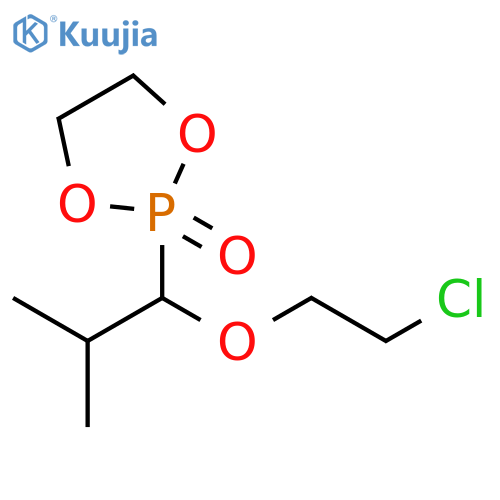 1,3,2-Dioxaphospholane, 2-[1-(2-chloroethoxy)-2-methylpropyl]-, 2-oxide structure