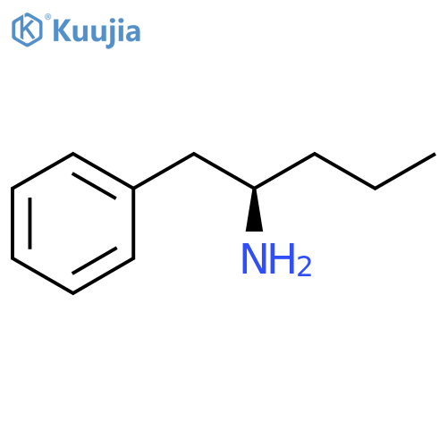 (2R)-1-phenylpentan-2-amine structure