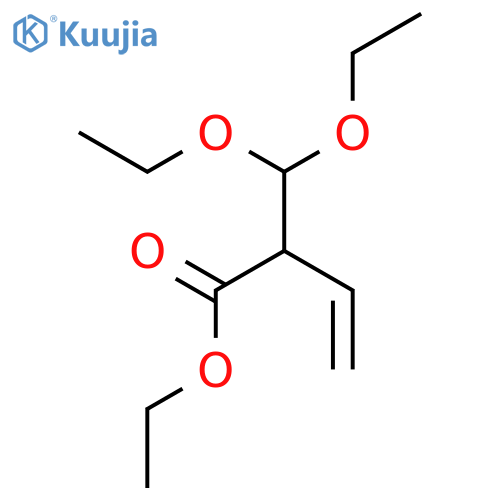 3-Butenoic acid, 2-(diethoxymethyl)-, ethyl ester structure
