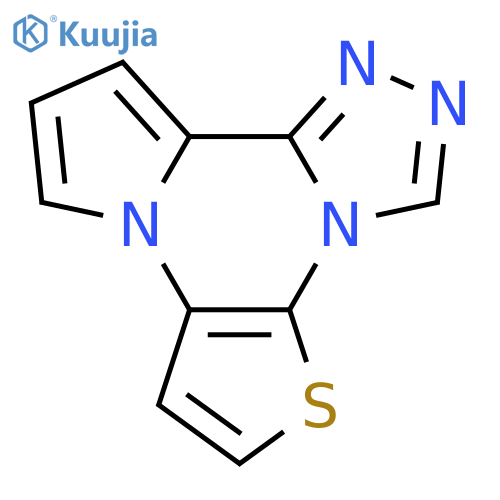 PYRROLO[1,2-A]THIENO[2,3-E]-1,2,4-TRIAZOLO[3,4-C]PYRAZINE structure