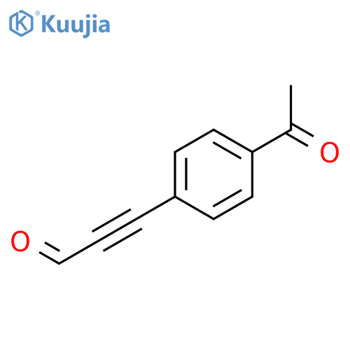 2-Propynal, 3-(4-acetylphenyl)- structure
