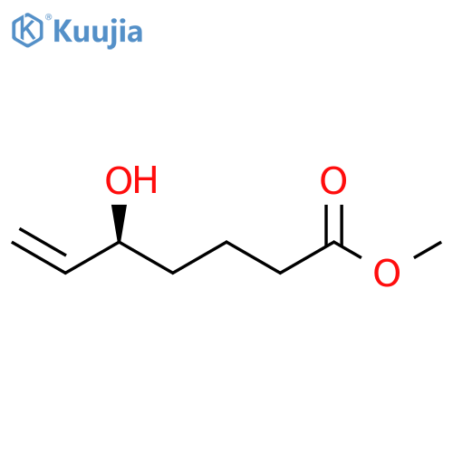 6-Heptenoic acid, 5-hydroxy-, methyl ester, (5S)- structure