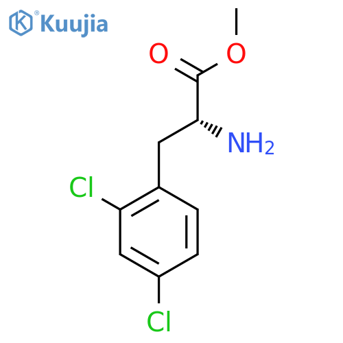 Methyl (R)-2-amino-3-(2,4-dichlorophenyl)propanoate structure