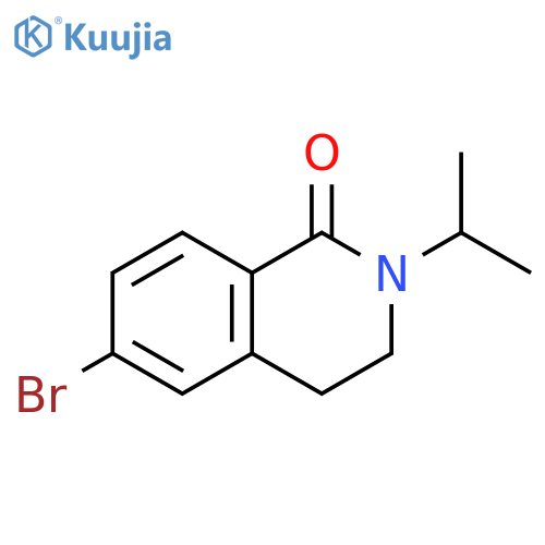 1(2H)-Isoquinolinone, 6-bromo-3,4-dihydro-2-(1-methylethyl)- structure