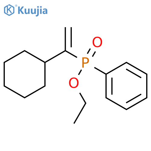 Phosphinic acid, (1-cyclohexylethenyl)phenyl-, ethyl ester structure