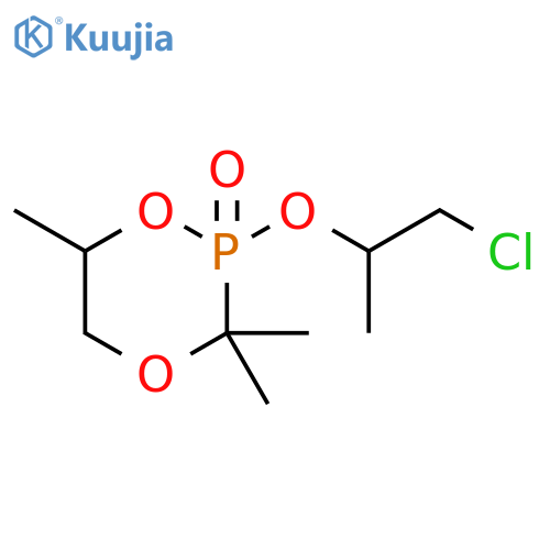 1,4,2-Dioxaphosphorinane, 2-(2-chloro-1-methylethoxy)-3,3,6-trimethyl-,2-oxide structure