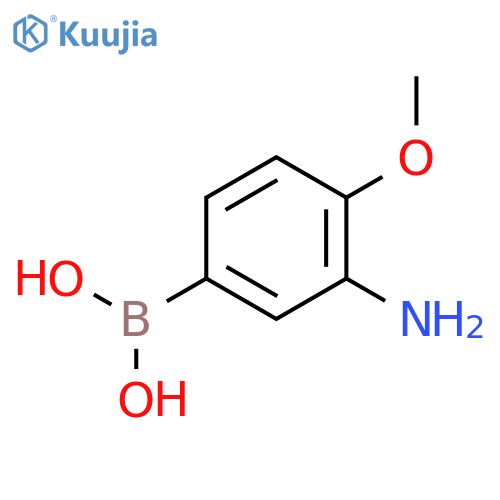 3-Amino-4-methoxyphenylboronic Acid structure