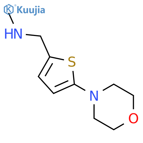 N-methyl-N-(5-morpholin-4-ylthien-2-yl)methylamine structure