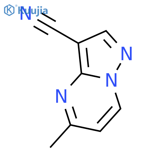 5-methyl-Pyrazolo[1,5-a]pyrimidine-3-carbonitrile structure