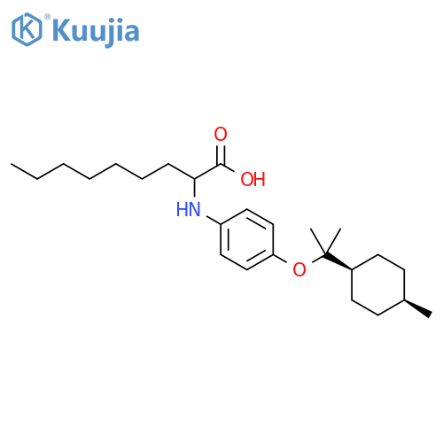 Nonanoic acid,2-[[4-[1-methyl-1-(4-methylcyclohexyl)ethoxy]phenyl]amino]-, cis- structure