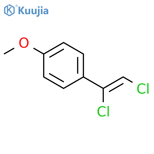Benzene, 1-(1,2-dichloroethenyl)-4-methoxy-, (Z)- structure