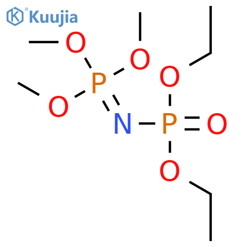 Phosphorimidic acid, (diethoxyphosphinyl)-, trimethyl ester structure