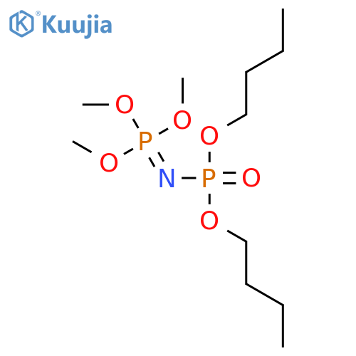 Phosphorimidic acid, (dibutoxyphosphinyl)-, trimethyl ester structure