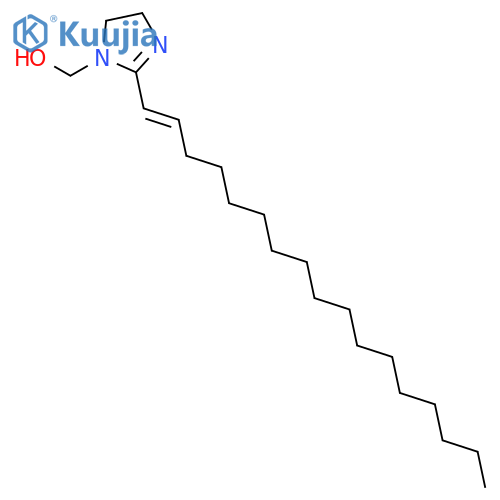 1H-Imidazole-1-methanol, 2-(heptadecenyl)-4,5-dihydro- structure