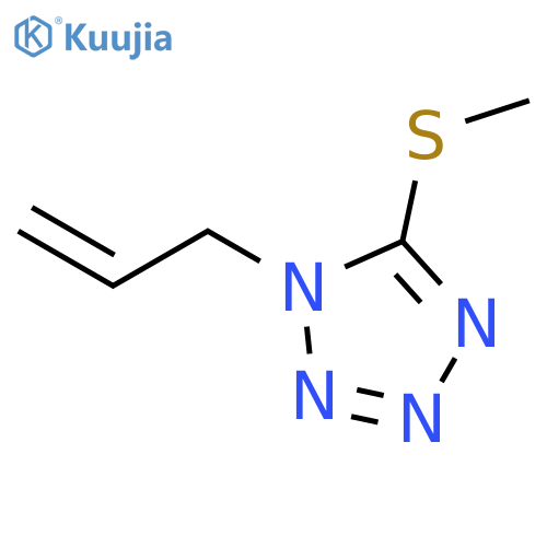 1H-Tetrazole, 5-(methylthio)-1-(2-propenyl)- structure