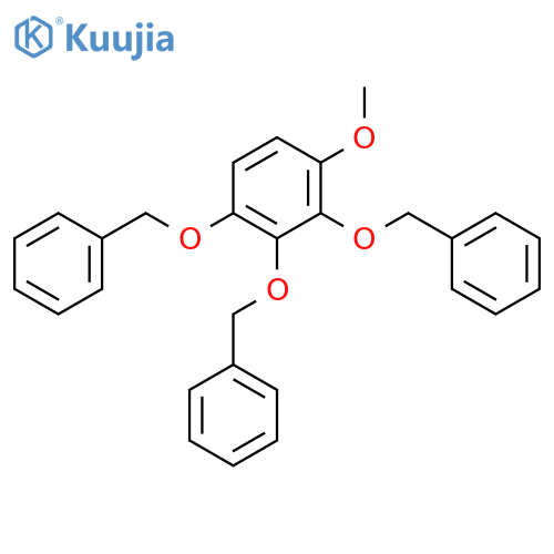 Benzene, 1-methoxy-2,3,4-tris(phenylmethoxy)- structure