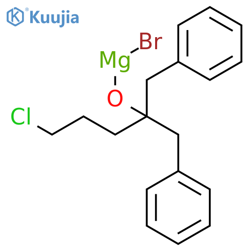 Magnesium, bromo[α-(3-chloropropyl)-α-(phenylmethyl)benzeneethanolato]- (9CI) structure