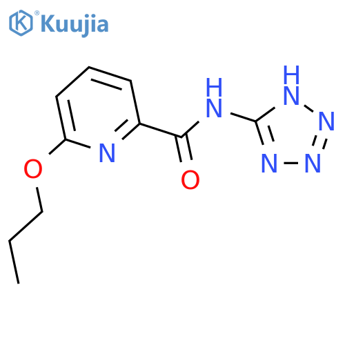 2-PYRIDINECARBOXAMIDE, 6-PROPOXY-N-1H-TETRAZOL-5-YL- structure