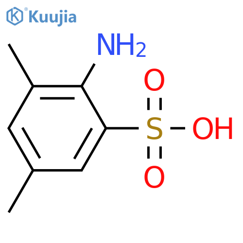 2-Amino-3,5-dimethylbenzenesulfonic acid structure