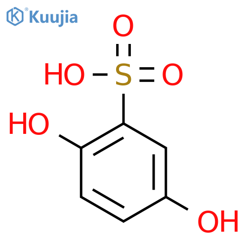 Benzenesulfonic acid,2,5-dihydroxy- structure