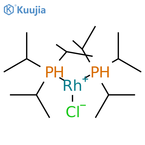 Rhodium, chlorobis[tris(1-methylethyl)phosphine]- structure
