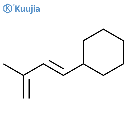 Cyclohexane, (3-methyl-1,3-butadienyl)-, (E)- structure