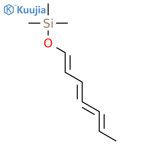 2,3,4,6-Heptatetraenyl, 7-[(trimethylsilyl)oxy]- structure